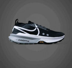 Nikle ZEGAMA TRAIL 2 - Trail running shoes - black white wolf grey anthracite
