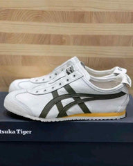 Onitsukaa Tigerr Mexico 66 Slip On Leather Cream Olive 1186