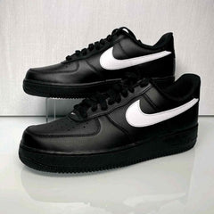 NIkee AirForce 1 Low 07 Shoes Black White fix 528
