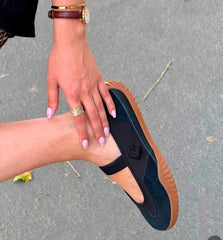Converse Run Star Trainer Ballet Flat Black