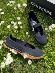 Converse Run Star Trainer Ballet Flat Black