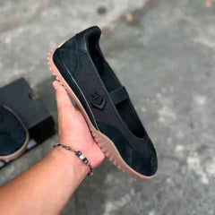 Converse Run Star Trainer Ballet Flat Black