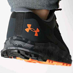 Under Armorr charged bandit trail 3 black orange