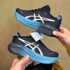 ASICCS GEL NIMBUS 27 BLACK BLUE FIX