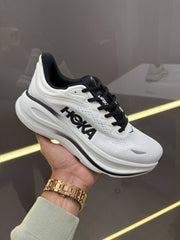 HOKA BONDI 9 WHITE BLACK FIX