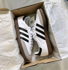 Adiddass Samba OG White Black 1222