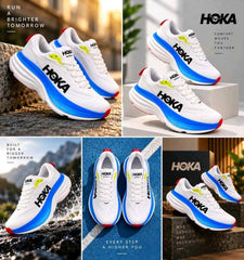 Hoka One One Bondi 8 Blanc De Blanc Virtual Blue 6206