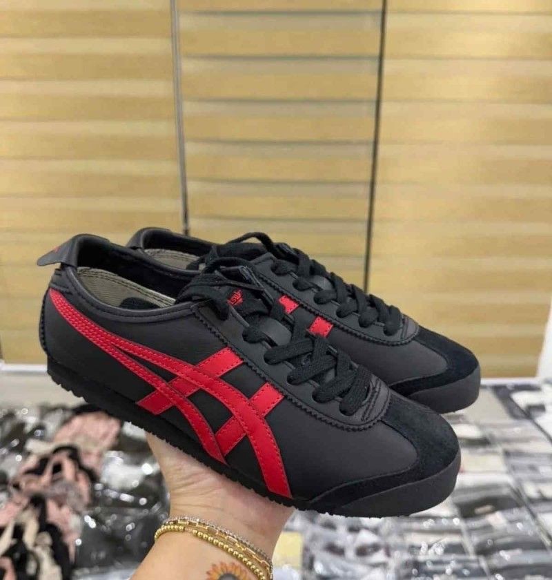 ONISUKA TIGAR MEXICO 66 BLACK RED