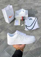Nikke Airforce 1 White Pure Leather For Womens UA Quality
