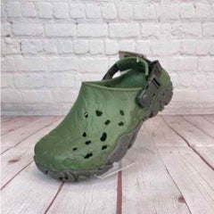 croccss all terrain altas army green clogs