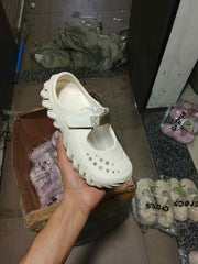 CROCCS ECHO MARY JANE CLOG SUMMIT WHITE