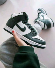 sale Nikkee sb dunk high spartan green fix