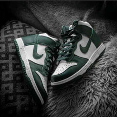 sale Nikkee sb dunk high spartan green fix