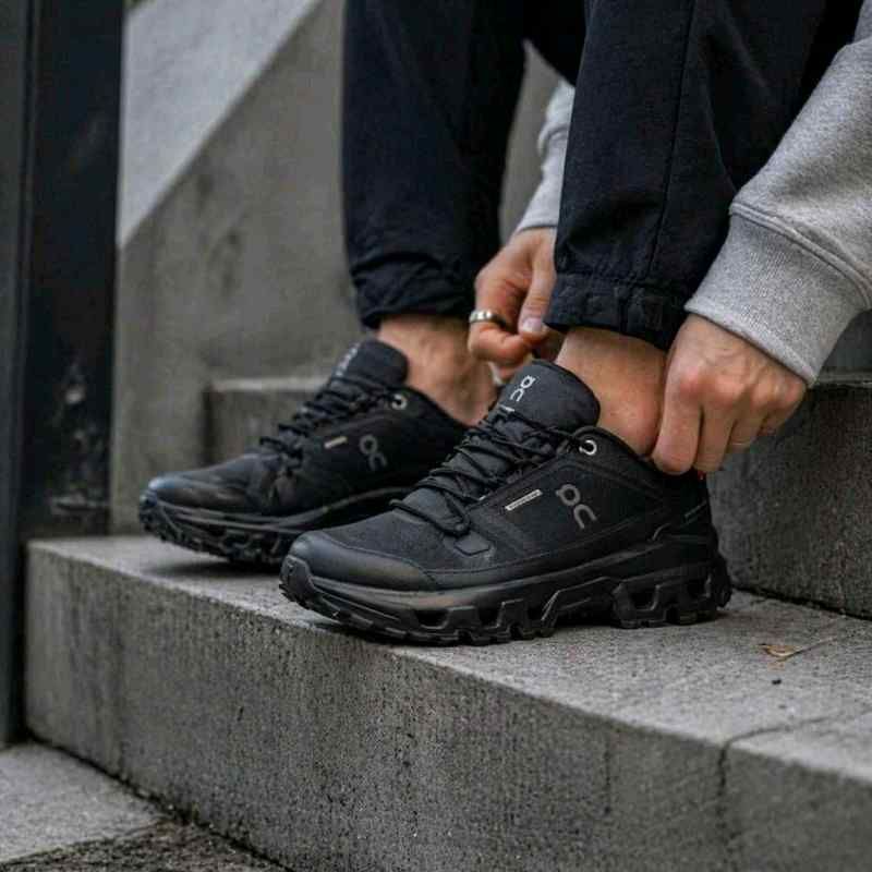 On Cloudrock Low Waterproof All Black