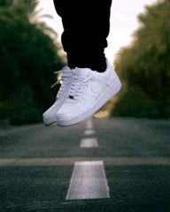 Niikee airforce 1 white pure leather heavy quality 164