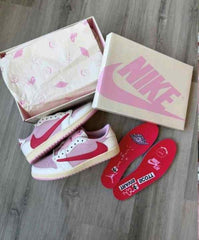 Nikkee Air Jordan Retro 1 Travis Scott Tropical Pink