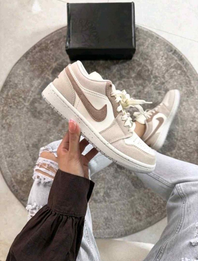 Nikke air jordan 1 low se legend light brown