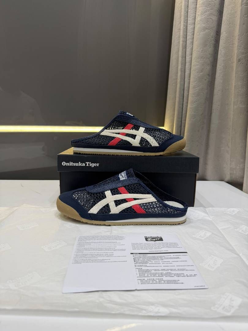ONITSKAA TIGER MEXICO 66 SABOT IRON NAVY CREAM FIX