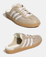 Adiddass Samba OG Mule Khaki Of White Gum FIX 1295