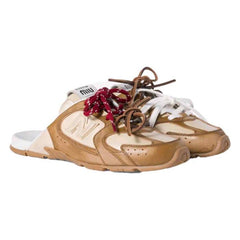 New Balence 530 x Miu Miu Slipper in Beige Brown 769