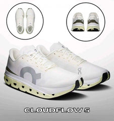 On Cloudflow 5 Ivory linen