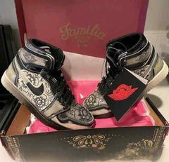 Nikee Jordan Retro 1 High Zoom Air CMFT 2 Dia De Muertos