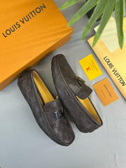 _louis_vuitton_ leather premium loafer black