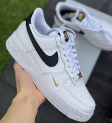 Nikee Airforce 1 Low Gold Mini Swoosh
