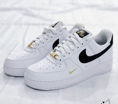 Nikee Airforce 1 Low Gold Mini Swoosh