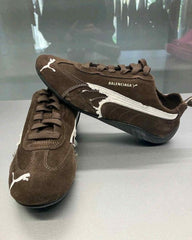 Balenciagaa X Pumaa Speedcat Brown