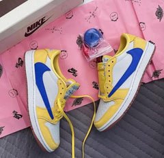 Air Jordan 1 low x Travis Scott Canary Semi Ua