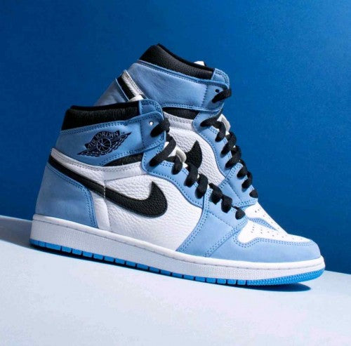 Nik e Air Jordan Retro 1 High Univer Blue SEMI UA
