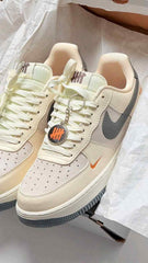 Nikee Airforce 1 Low X Undefeated Custom Beige 1209