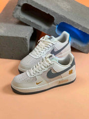 Nikee Airforce 1 Low X Undefeated Custom Beige 1209