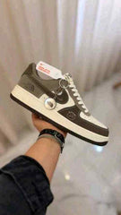 Nikee Airforce 1 Thee North Face Mocha 2383