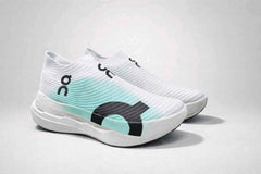 On Cloudboom Strike LS White and Mint Green 5052