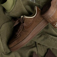Nikkee Airforce 1 07 Cacao Wow Suede Quality