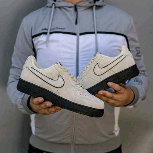 Nikee Airforce 1 07 Lv low Light khaki Sneaker 586