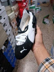 Pumaa Speedcat Ballet Suede Warm White Black 2628