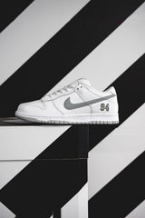 Supreme x Nikee SB Dunk Low White Grey