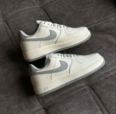 Nikk.e Airforce 1 Low Dark Grey White Sail