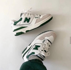 NEWW BALANCE 550 WHITE GREEN FOR MEN