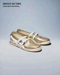 Onitsukaa Tiger Mexico 66 TGRS Metallic Pack Champagne Cream