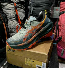 Asicss Trabuco Max 4 Trail Cold Moss Nova Orange