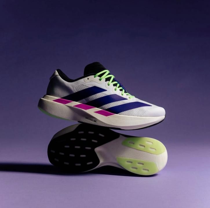 Adida s Adizero Evo SL White Purple Lime