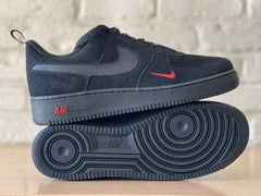 nikee Airforce 1 Multi Swoosh Black Crimson