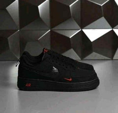 Nik_e Airforce 1 Low Multi Swoosh Black Crimson