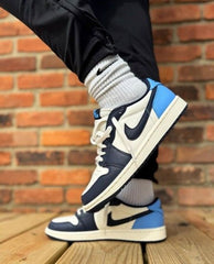 nik air jordan 1 low og obsidian blue