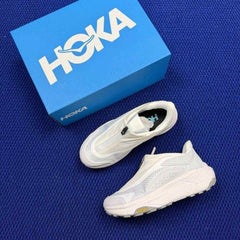 Hoka Project Transport White Cosmic Grey
