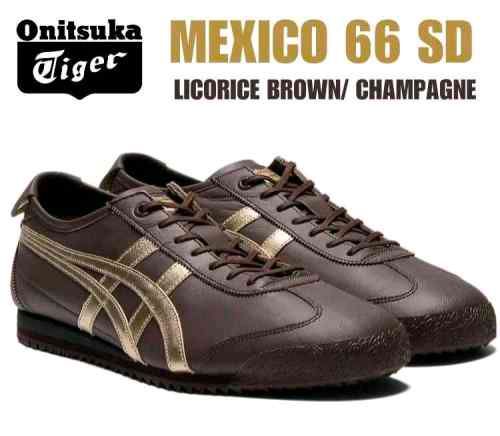Onitsukaa Tiger Mexico 66 SD Licorice BrownChampagne